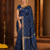 Dark Green Fancy Silk Saree | Panduranga Silks