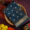 Dark Green Fancy Silk Saree | Panduranga Silks