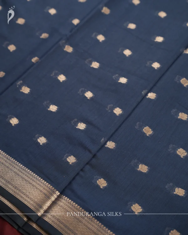 Dark Green Fancy Silk Saree | Panduranga Silks