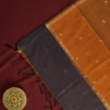 PSSC21.3 Dark Blue Soft Cotton Saree with Designer Zari Border Women
