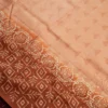 PSTS01.2 Beige Tussar Silk Saree with Printed Border and Rich Pallu